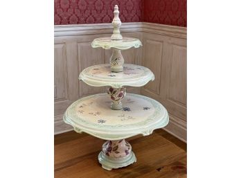 Three Tier Tracy Porter Evelyn Collection Dessert Tray
