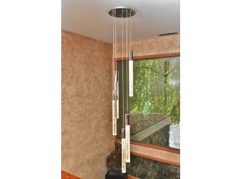 5 Pendant Modern Hanging Chandelier In The Style Of Angelo Mangiarotti