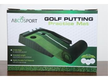 Abcosport Golf Putting Practice Mat New In Box