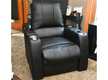 Comfy Oversized Leather Electric Recliner
