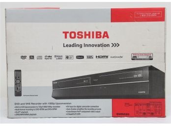 Toshiba DVD And VHS Recorder With 1080p Upconversion New In Box