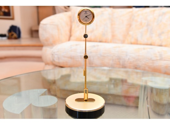 Gold Tone Seiko Desk Clock