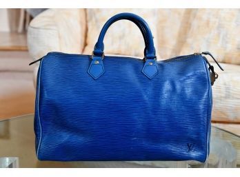 Louis Vuitton Blue Hand Bag