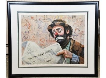 The Tycoon By Leighton Jones Clown Art Artist Proof Signed