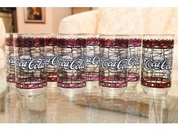 8 Coca Cola (Stained Glass) By Libbey Glass Company