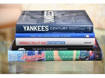 Collection Of Baseball Coffee Table Books