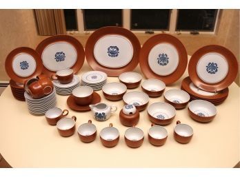 Villeroy & Boch Chekiang Porcelain Dish Set 76 Pieces Total