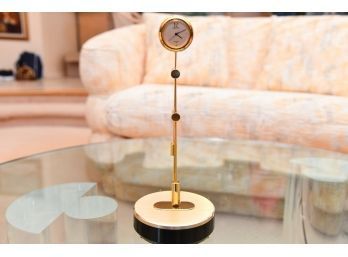 Gold Tone Seiko Desk Clock