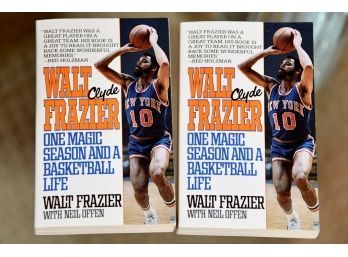 2 Signed Walt Clyde Frasier Paperback
