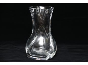 Baccarat Crystal Serpentine Vase