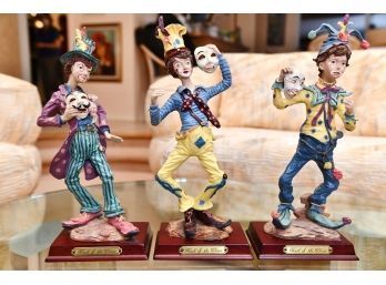 Collector's Edition Duncan Royale 'History Of Clown' Figurines