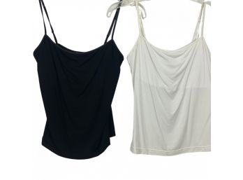Pair Of Cosabella Talco Camisoles Black & White Size M New With Tags