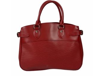 Louis Vuitton Red Curi Epi Shoulder Bag