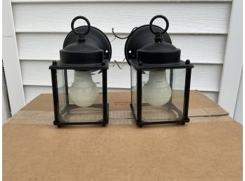 Pair Of Small Outdoor Lights