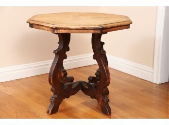 Octagonal Wooden Side Table