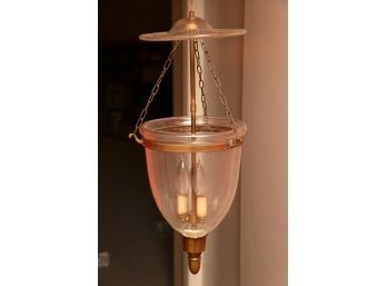 French Bell Jar Hanging Light