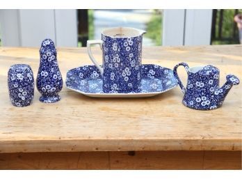 Blue And White Collection 5 Pieces Floral