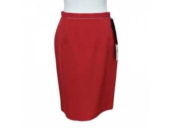 Giambattista Vallie Paris Coral Skirt Size 44 New With Tags Retail $1235