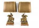 Chinoiserie Lamps In The Style Of James Mont- Pair