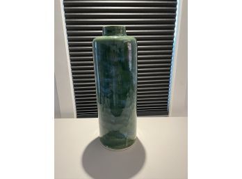 Very Large Green Ceramic Vase