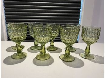 Thumbprint Glassware Green - At MOMA $55 Ea