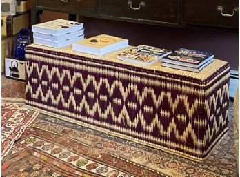 Moroccan Reed Bench