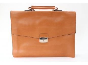 Barantani Leather Legal Briefcase Originally $680