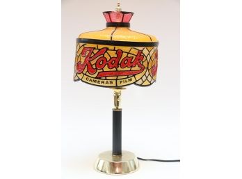 Kodak Simulated Stained Glass Table Lamp