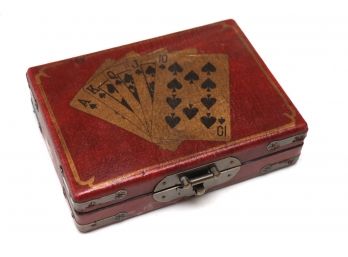 Vintage Asian Playing Card Sets With Case
