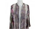 Koos Couture Van Den Akker New York Metallic & Lace Kimono