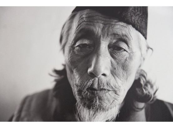 Priest, Tibet 1997 Silver Gelatin Photograph By Patrick Demarchelier