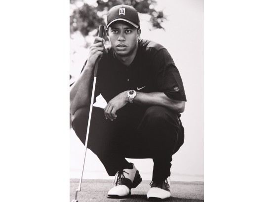 Tiger Woods, September 2004  Silver Gelatin Photograph By Patrick Demarchelier