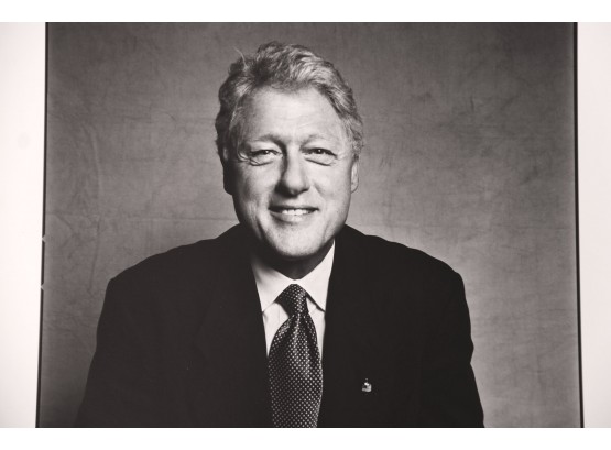 Bill Clinton Silver Gelatin Photograph By Patrick Demarchelier