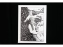 Diana Princess Of Whales, Prince William And Prince Henry London 1992 Silver Gelatin Photograph