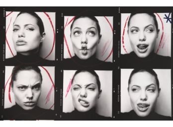 Angelina Jolie Talk Magazine 1999 Silver Gelatin Photograph By Patrick Demarchelier