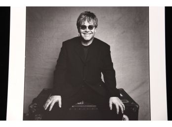 Elton John Silver Gelatin Photograph By Patrick Demarchelier