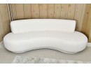 Nuage Drift Left Sofa By Interlude Home Covered In White Boucle