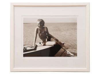 Sitting On The Prow By H. Armstrong Roberts Framed Photograph
