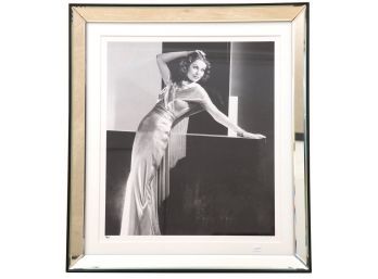 Loretta Young Framed Photograph With COA