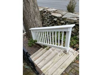 Front Walk Solid Wood Railing 1 Of 2
