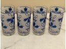 Set Of Four Vintage MCM Colony Cocktail Highball Glasses