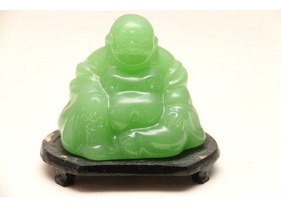 Jade Buddha With Stand