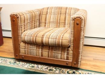 Vintage Plaid Arm Chair