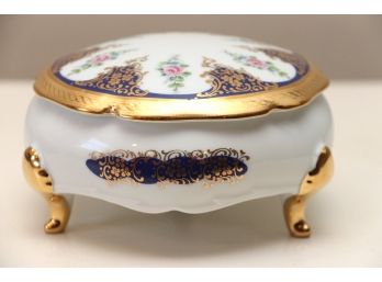 French Porcelaine Imperia Images Jewelry Box