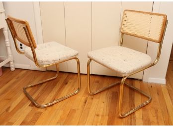 Cesca Cane Back Chairs In The Style Of Marcel Breuer