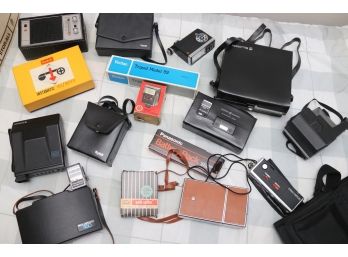 Collection Of Vintage Cameras And Accessories
