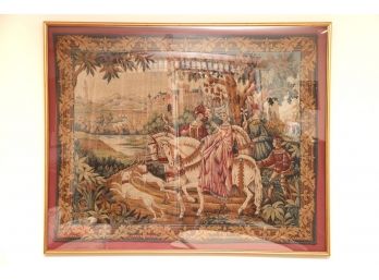 The Royal Hunt Tapestry Framed With COA