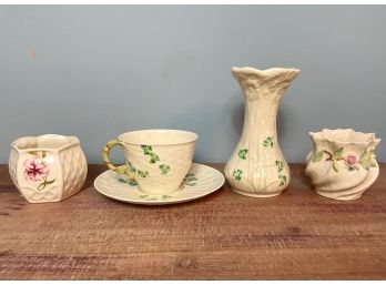 Belleek Fine Parian China LOT Made In Ireland Some New In Boxes