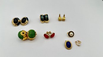 Collection Of Costume Vintage Earrings