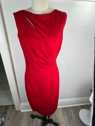 Elie Tahari Red Women's Dress Size 6